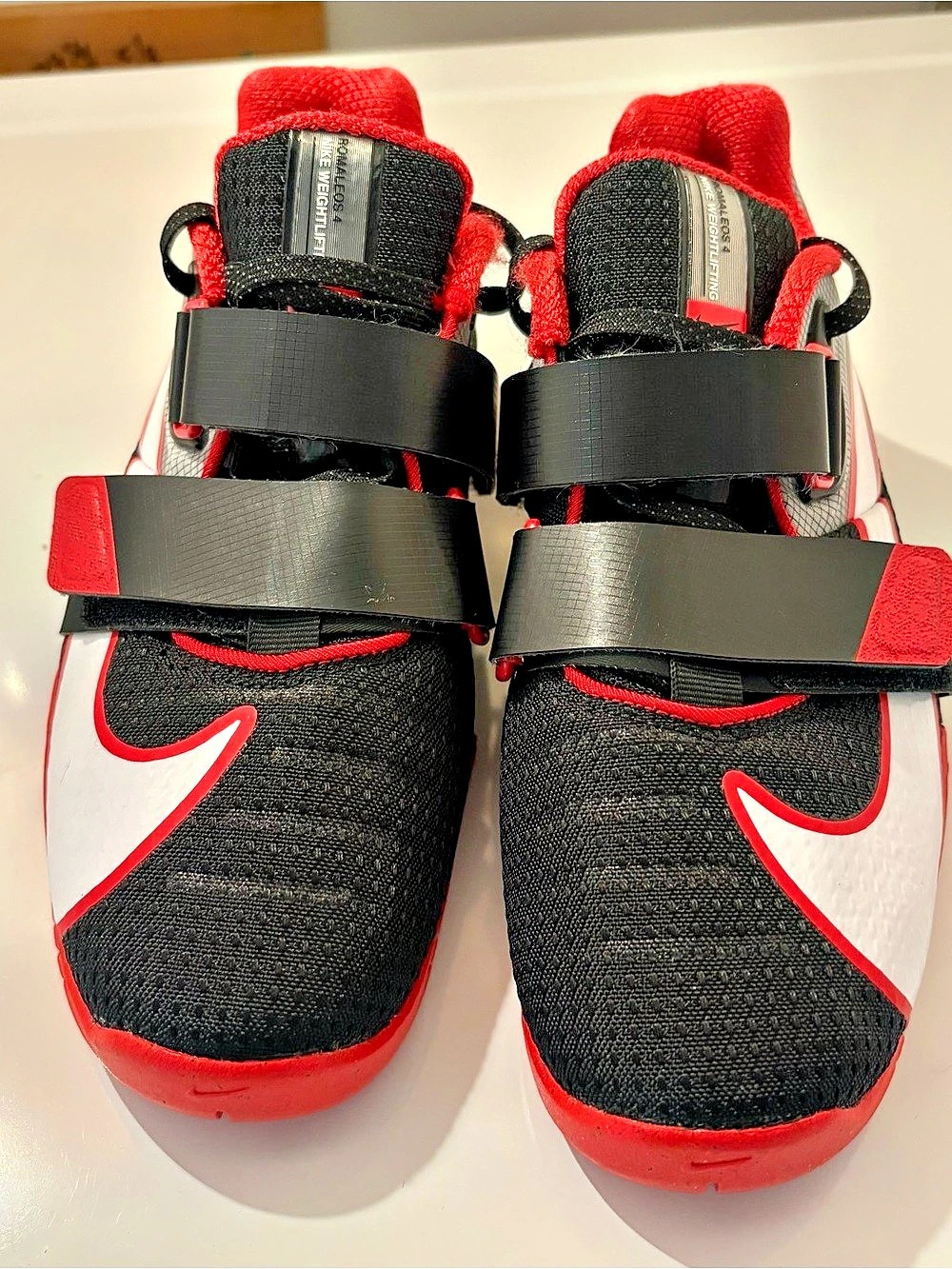 Nike Romaleos 4 NEW Performance Weightlifting Shoes Black & Red Mens 7.5, W 9